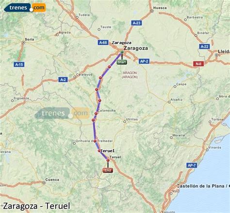 Trenes Zaragoza a Barbastro desde 11€ con Renfe REGIONAL。